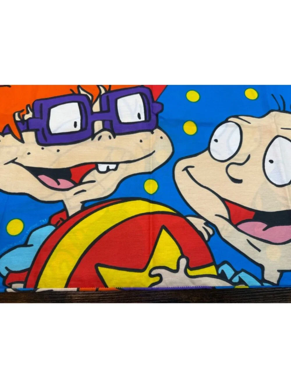 Vintage Nickelodeon Rugrats Pillowcase and valance